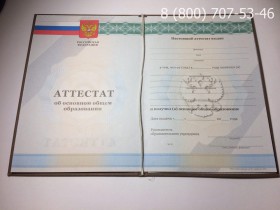 Аттестат за 9 класс 2010-2013 года, старого образца